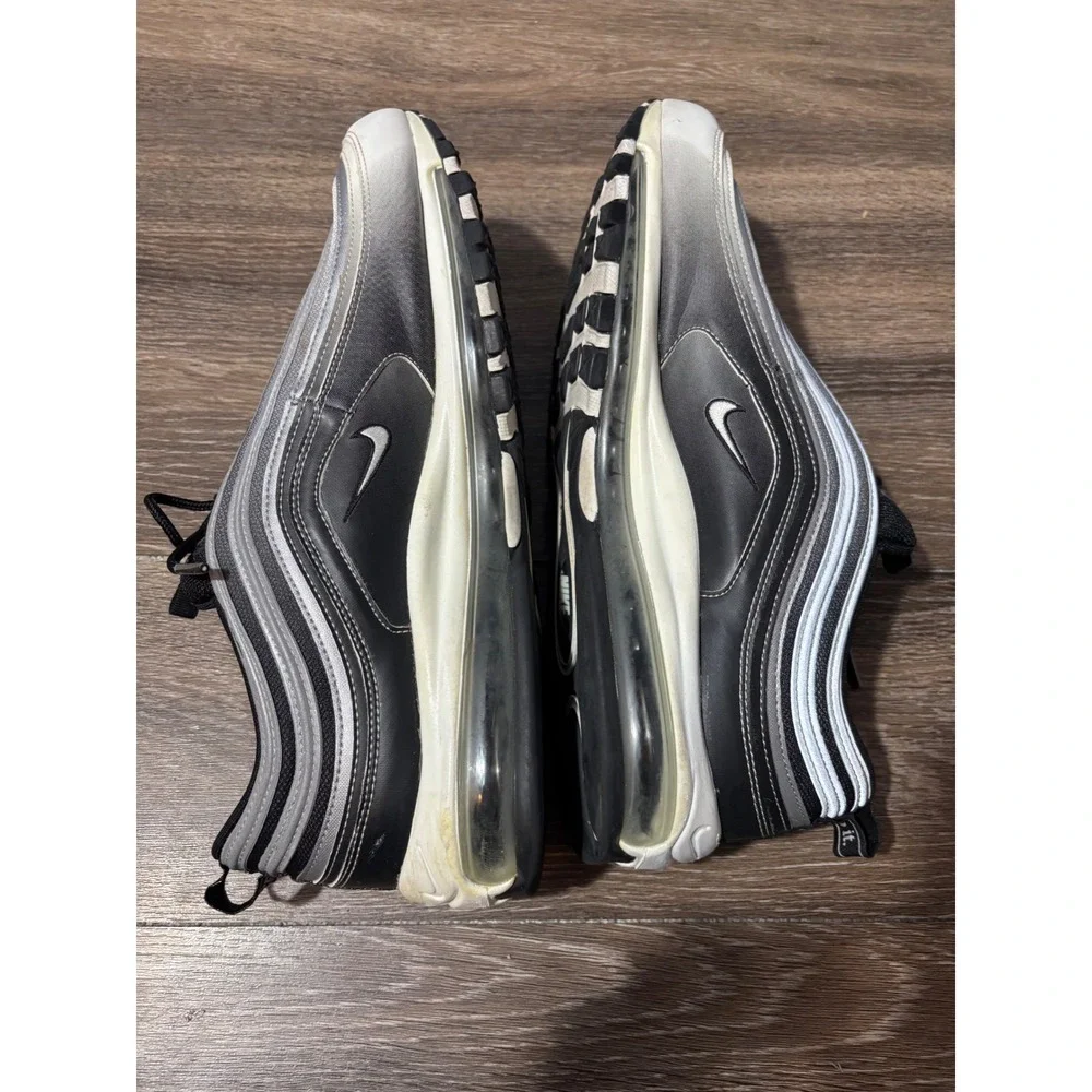 Nike Air Max 97 Black Silver Gradient Mens Size‎ 14 Sneakers 921826-016